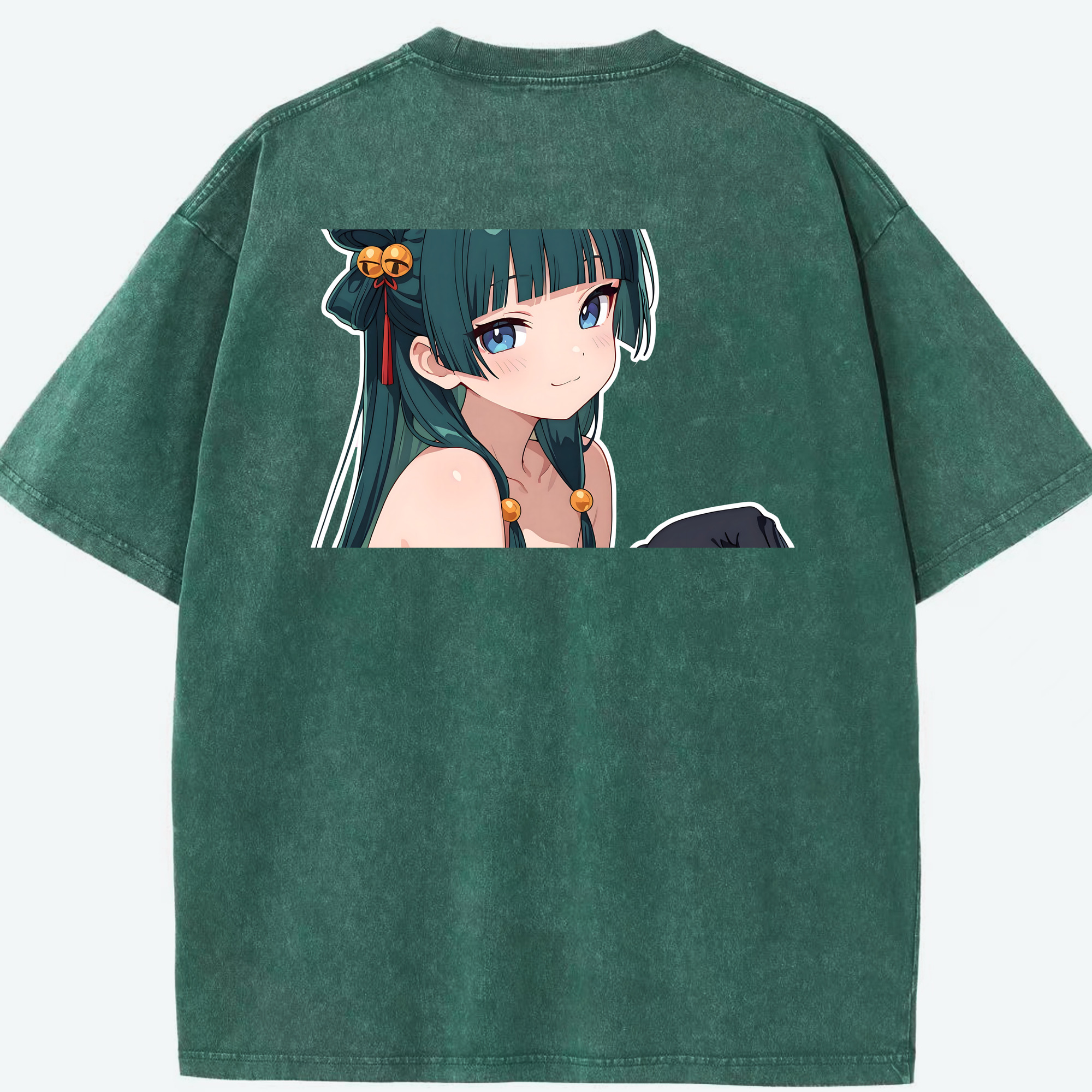 （画像用） 薬屋のひとりごと The Apothecary Diaries 綿100% ヴィンテージ風 半袖Tシャツ（背面プリント）